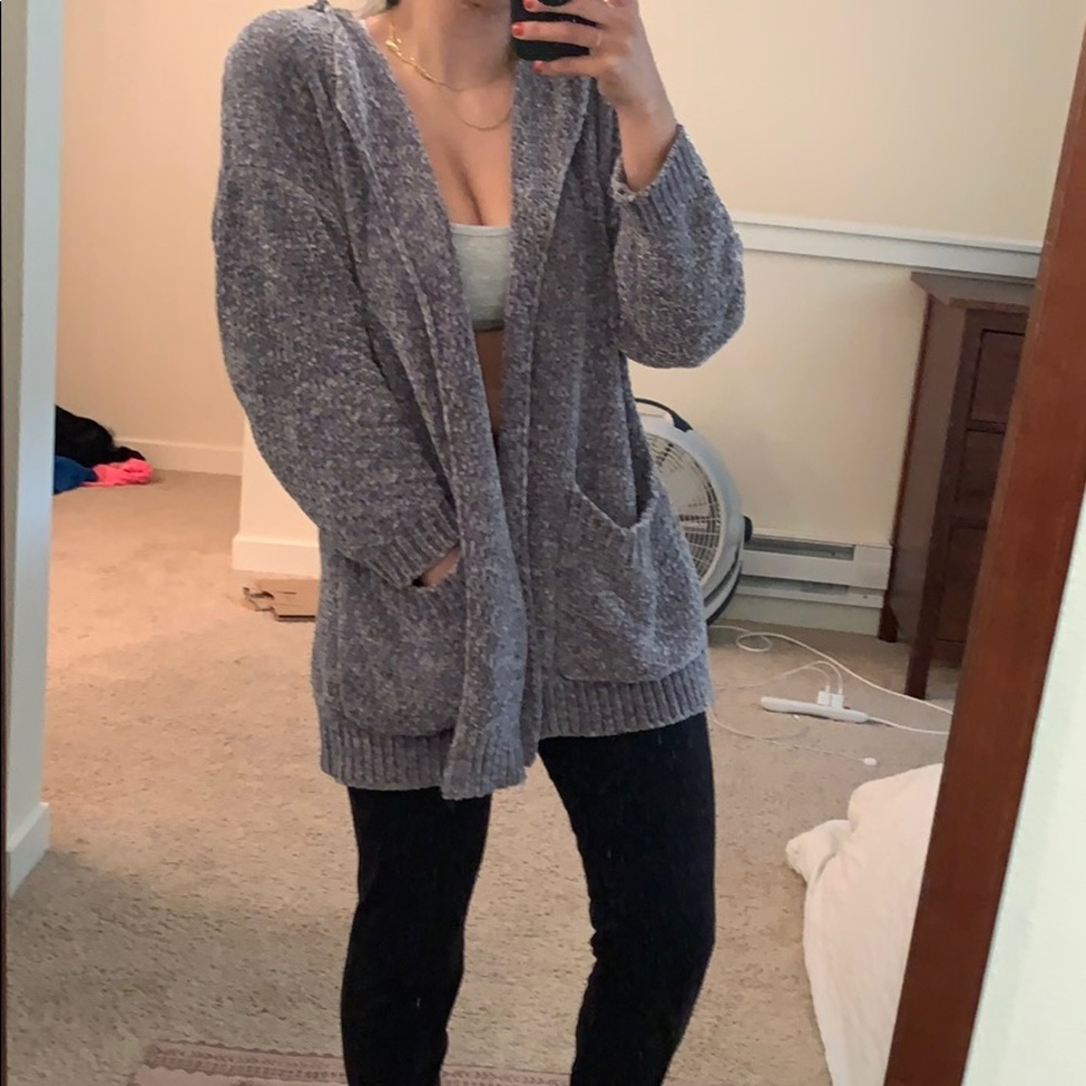 Hooded cardigan-so soft!